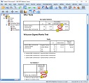 SPSS output Wilcoxon test
